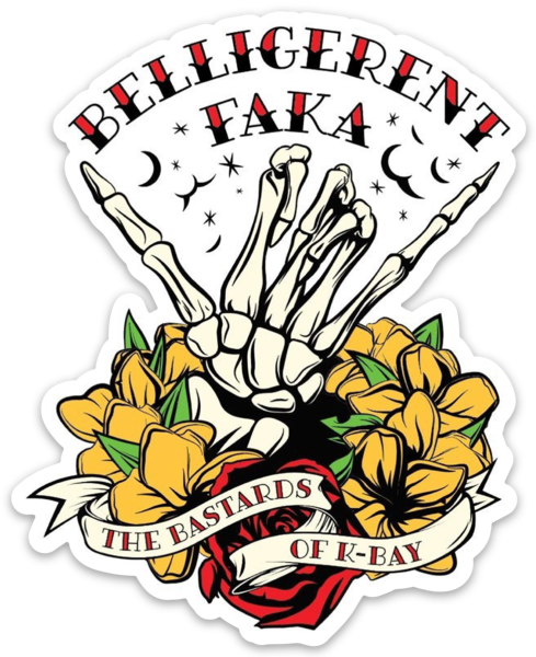 Belligerent Faka Sticker