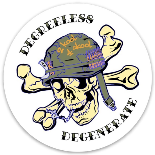 Degreeless Degenerate Sticker