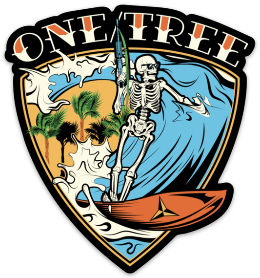 ONE/TREE sticker